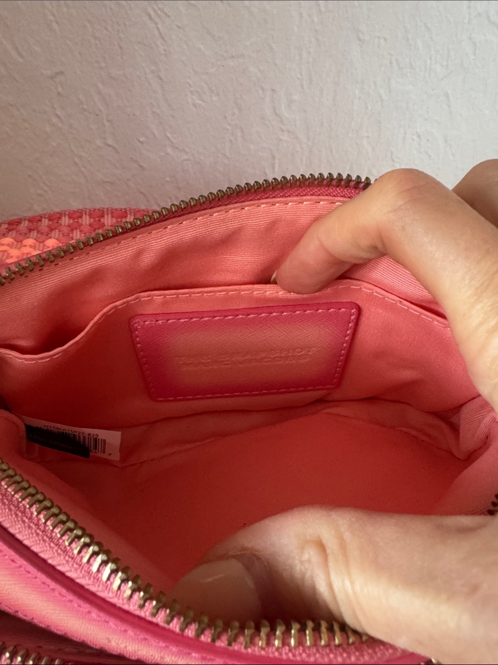 Marc Jacobs Pink to Peach Ombre Crossbody Camera Bag with Gold Hardware - Picture 7 of 12